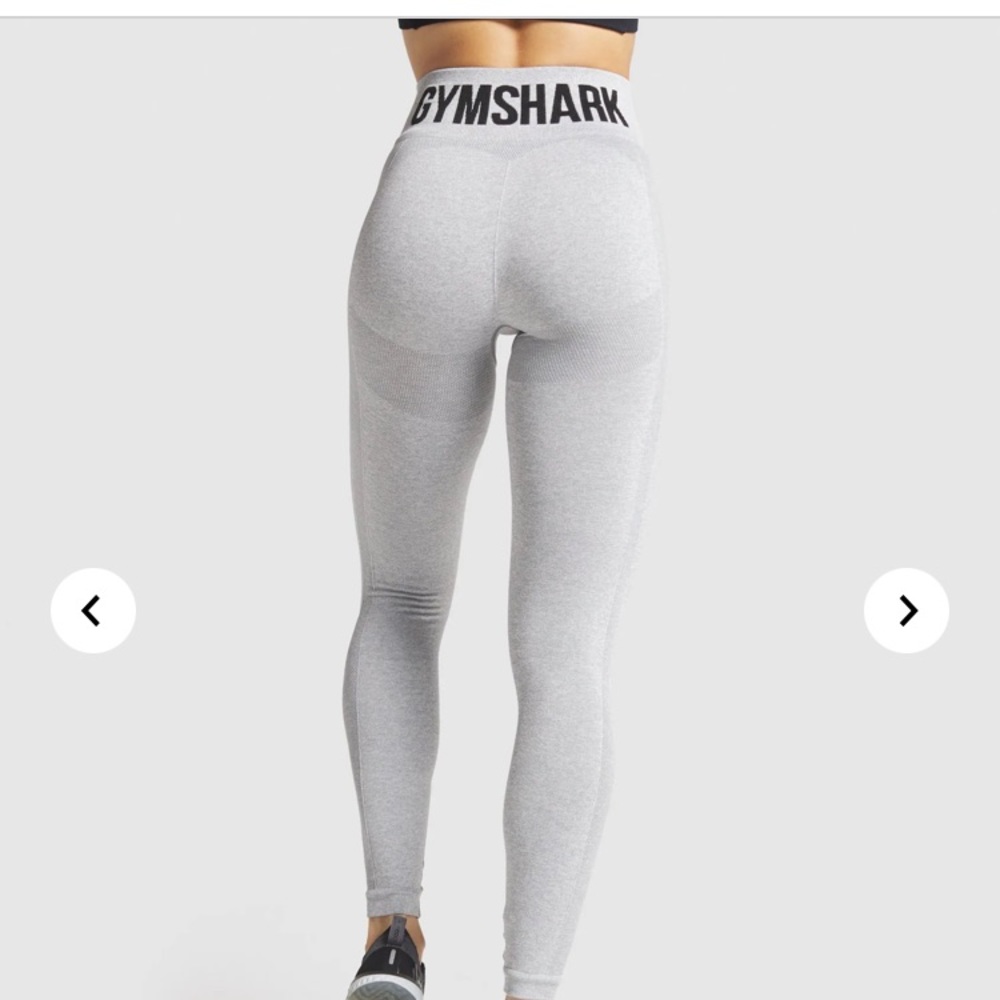 Light Grey Gym Shark leggings